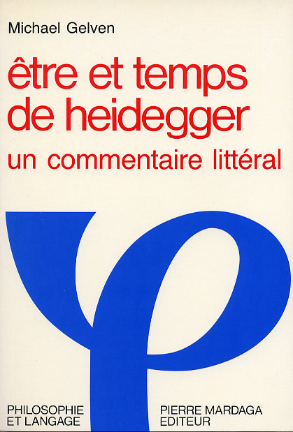 Être et temps de Heidegger