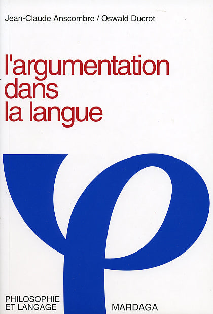 L'argumentation dans la langue